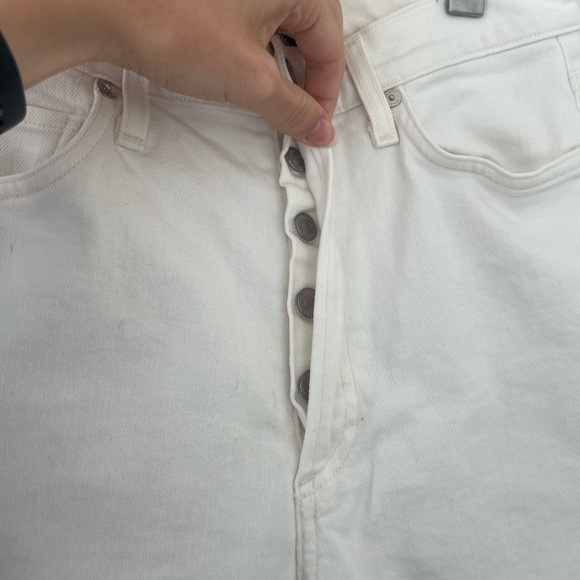 Citizens Of Humanity Olivia Crop White High Rise Slim Jeans - Picture 4 of 8